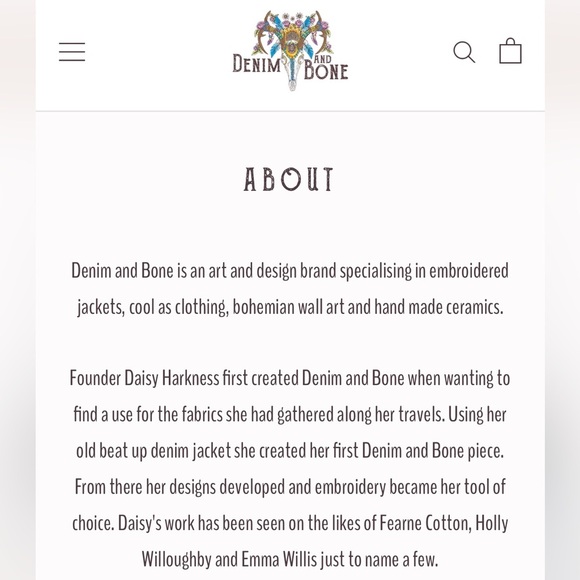 Denim and Bone Mary and Roses patch and embroidered one of a kind Levi Jacket - Picture 11 of 15